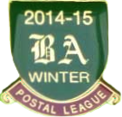 BA postal league badge